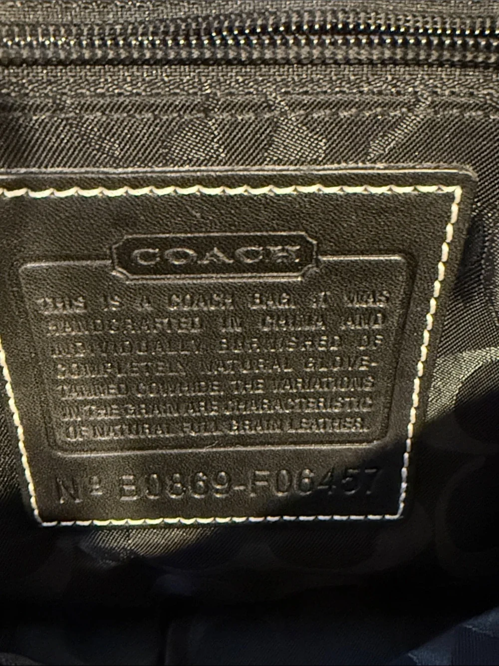 Coach pre loved